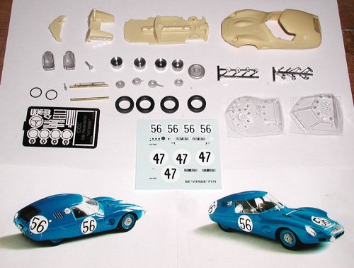 1/32 1959 Le Mans DB Panhard  body kit slotcar 